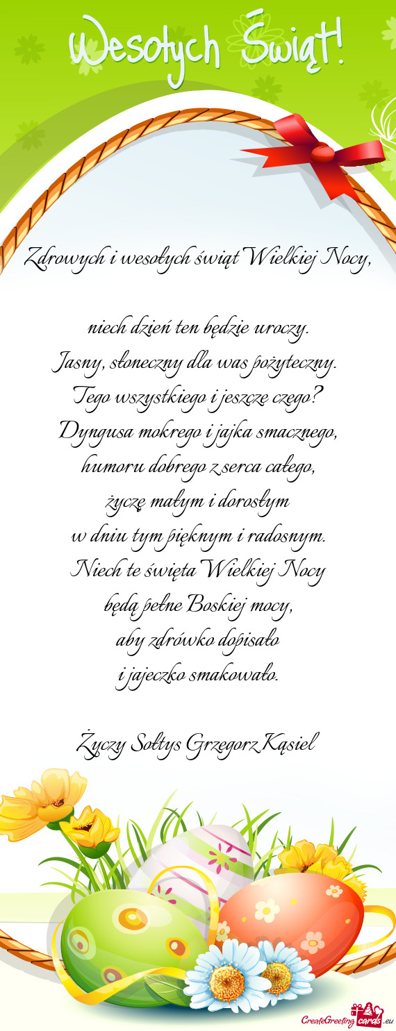 Sołtys Grzegorz Kąsiel