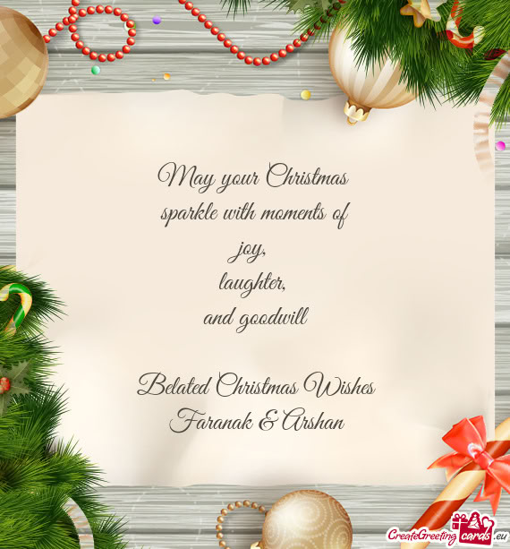 Sparkle with moments of