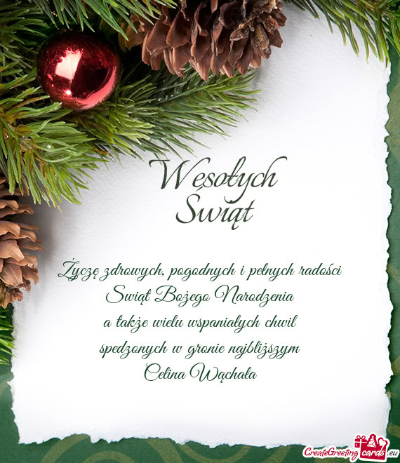 Spedzonych w gronie najbliższym