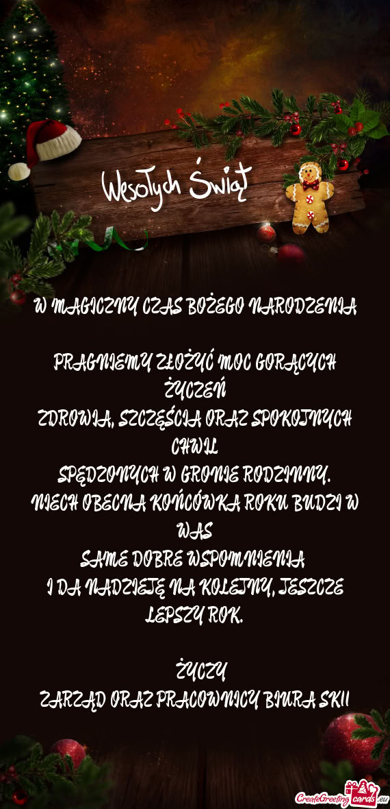 SPĘDZONYCH W GRONIE RODZINNY