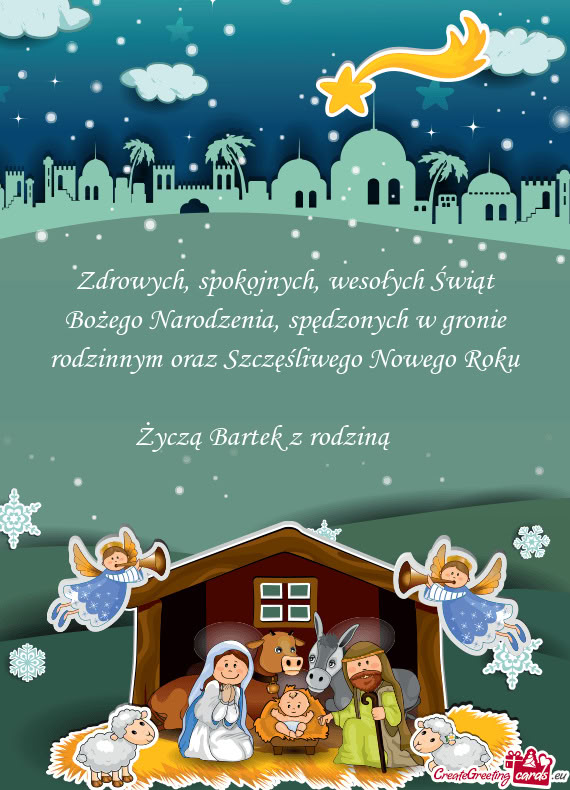 Spędzonych w gronie rodzinnym oraz Szczęśliwego Nowego Roku Życzą Bartek z rodziną❤️