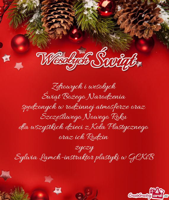 Spędzonych w rodzinnej atmosferze oraz