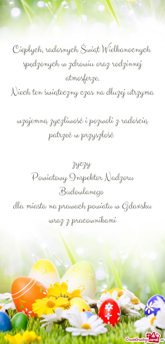 Spędzonych w zdrowiu oraz rodzinnej atmosferze