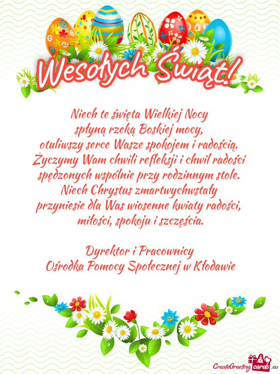 Spędzonych wspólnie przy rodzinnym stole