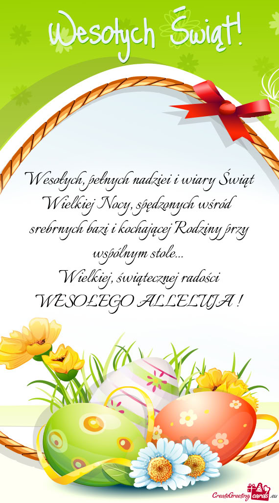 Spędzonych wśród srebrnych bazi i kochającej Rodziny przy wspólnym stole