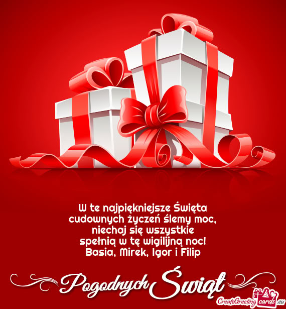 Spełnią w tę wigilijną noc