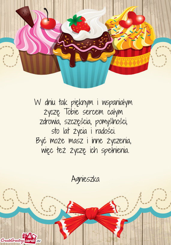 Spełnienia.  Agnieszka