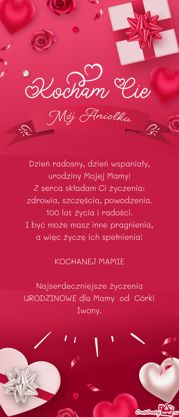Spełnienia! KOCHANEJ