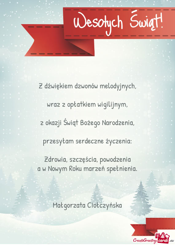 Spełnienia.  Małgorzata