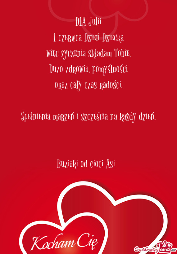 Spełnienia marzeń i szczęścia na każdy dzień