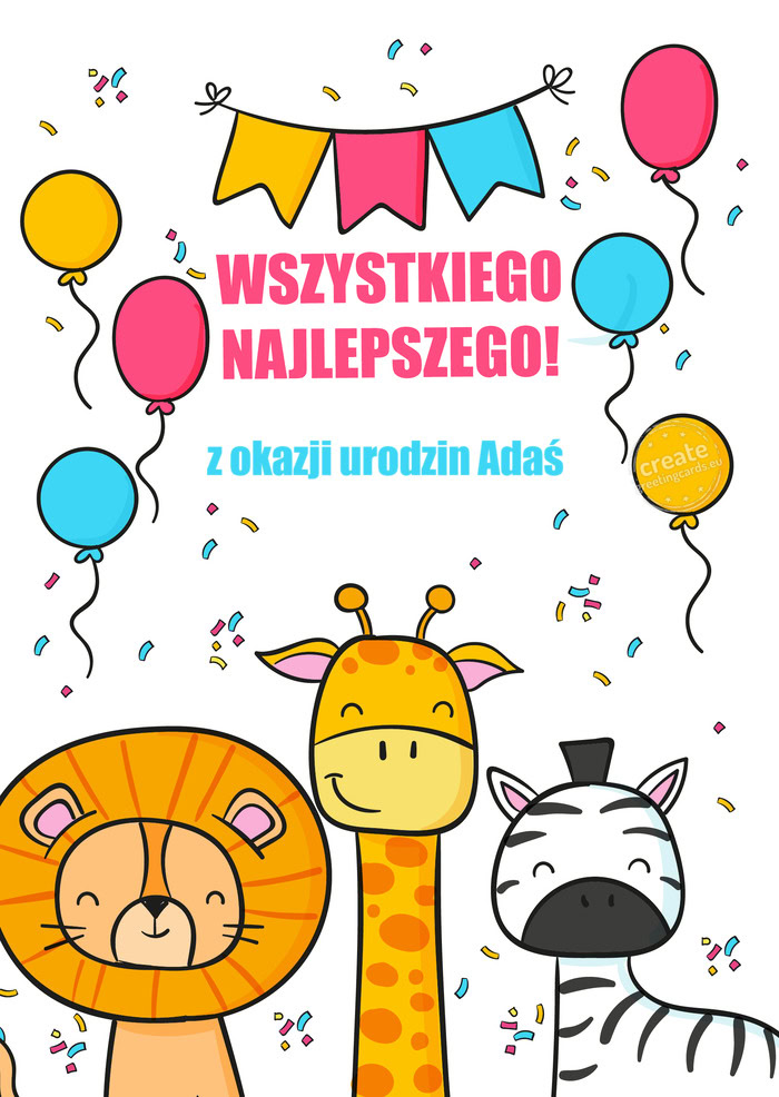 Spełnienia Marzeń z okazji urodzin Adaś