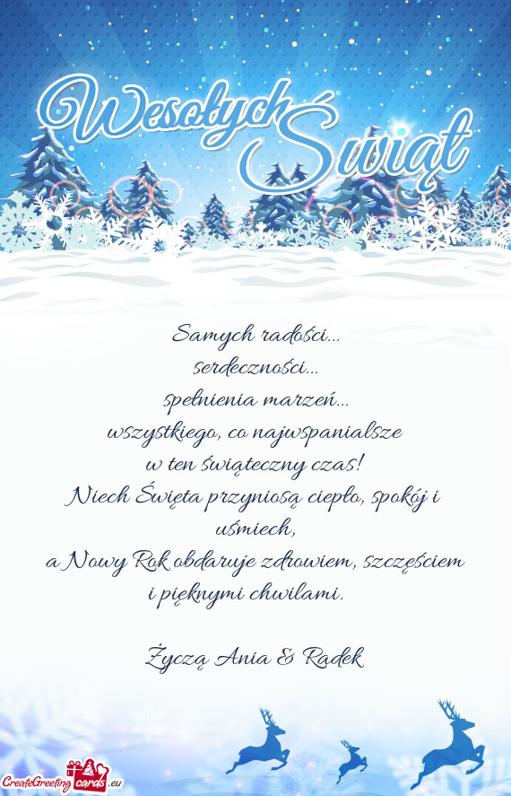 Spełnienia marzeń…