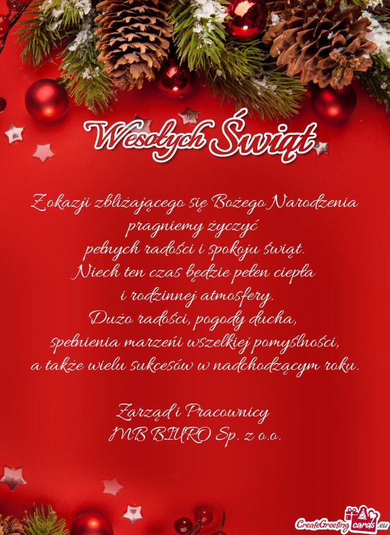 Spełnienia marzeńi wszelkiej pomyślności