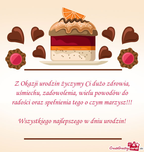 Spełnienia tego o czym marzysz