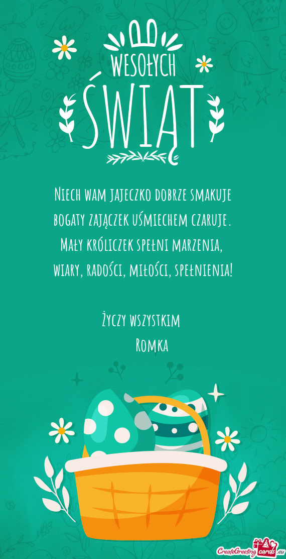 Spełnienia! wszystkim   Romka