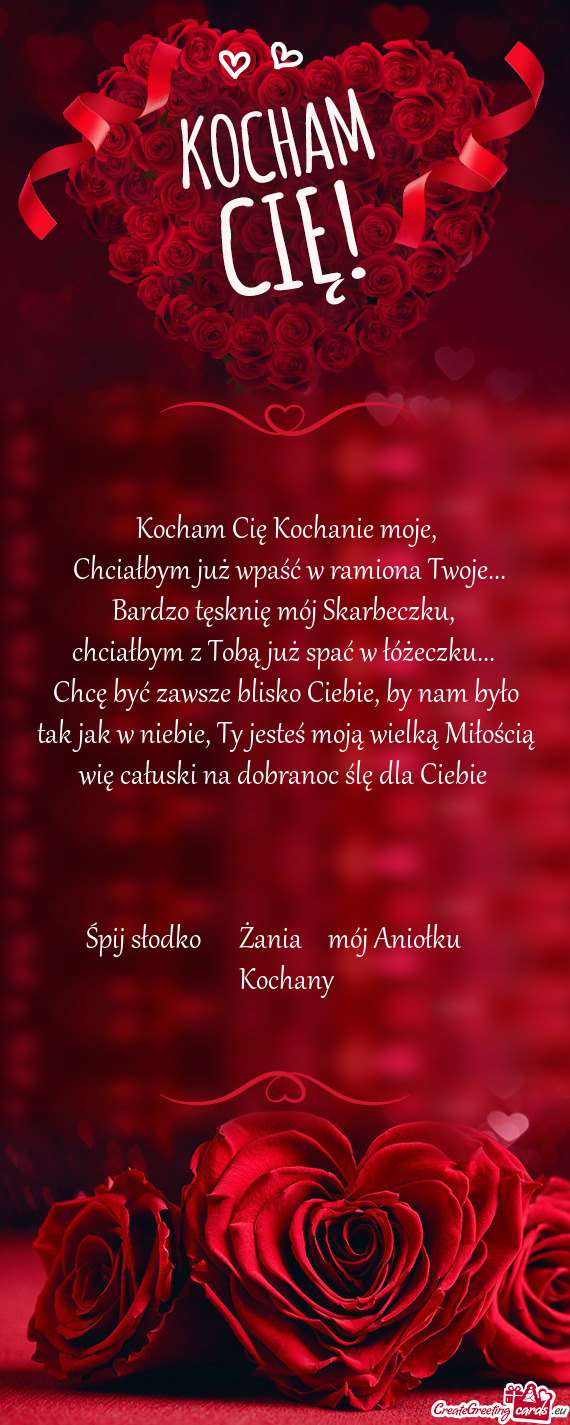 Śpij słodko ♥️ Żania♥️mój Aniołku♥️