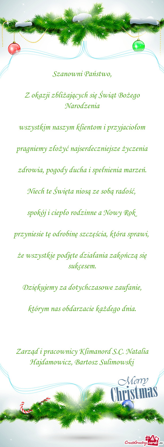 Spokój i ciepło rodzinne a Nowy Rok