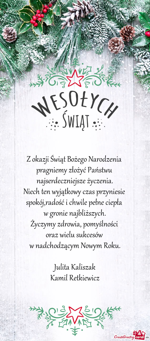 Spokój,radość i chwile pełne ciepła