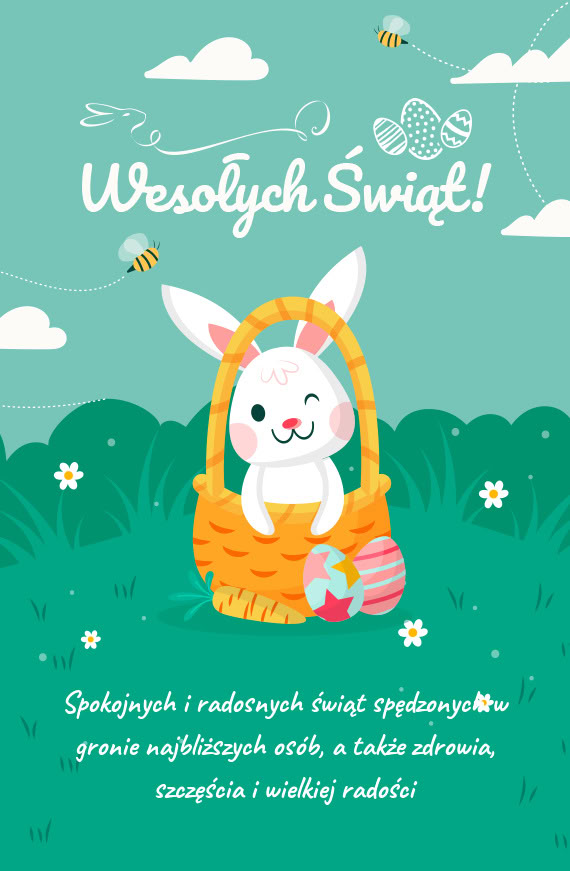 Spokojnych i radosnych świąt spędzonych w gronie najbliższych osób, a