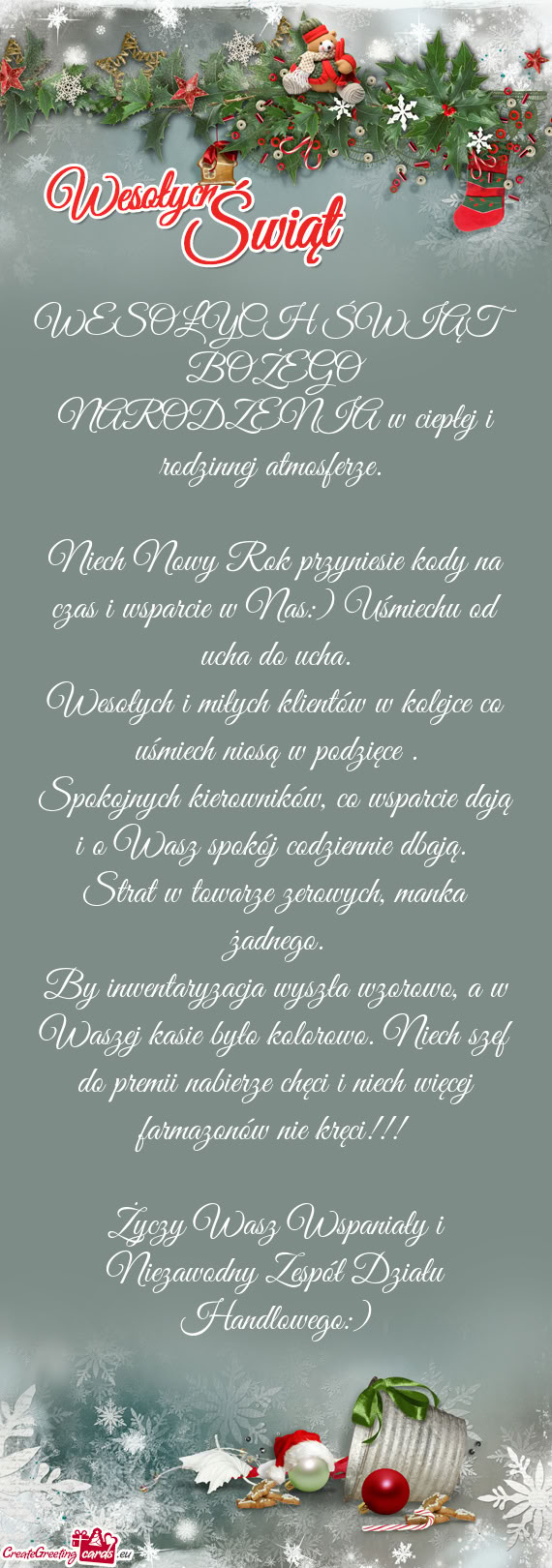 Spokojnych kierowników, co wsparcie dają i o Wasz spokój codziennie dbają