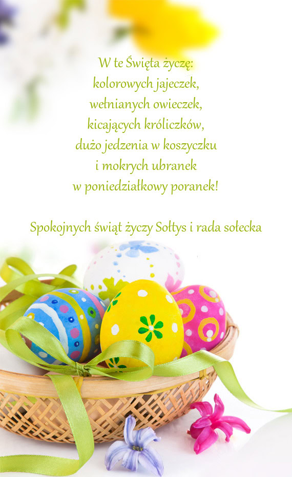 Spokojnych świąt Sołtys i rada sołecka