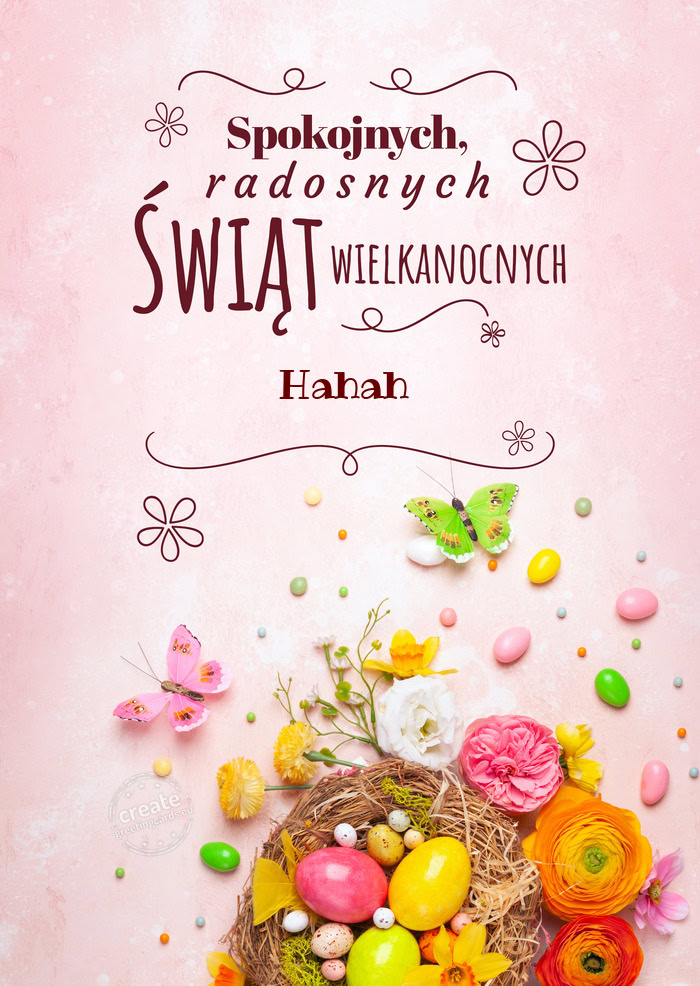 Spokojnych świąt wielkanocnych Hahah