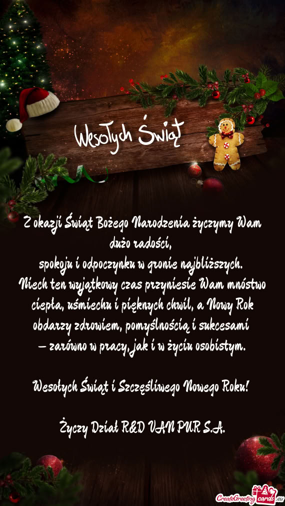 Spokoju i odpoczynku w gronie najbliższych