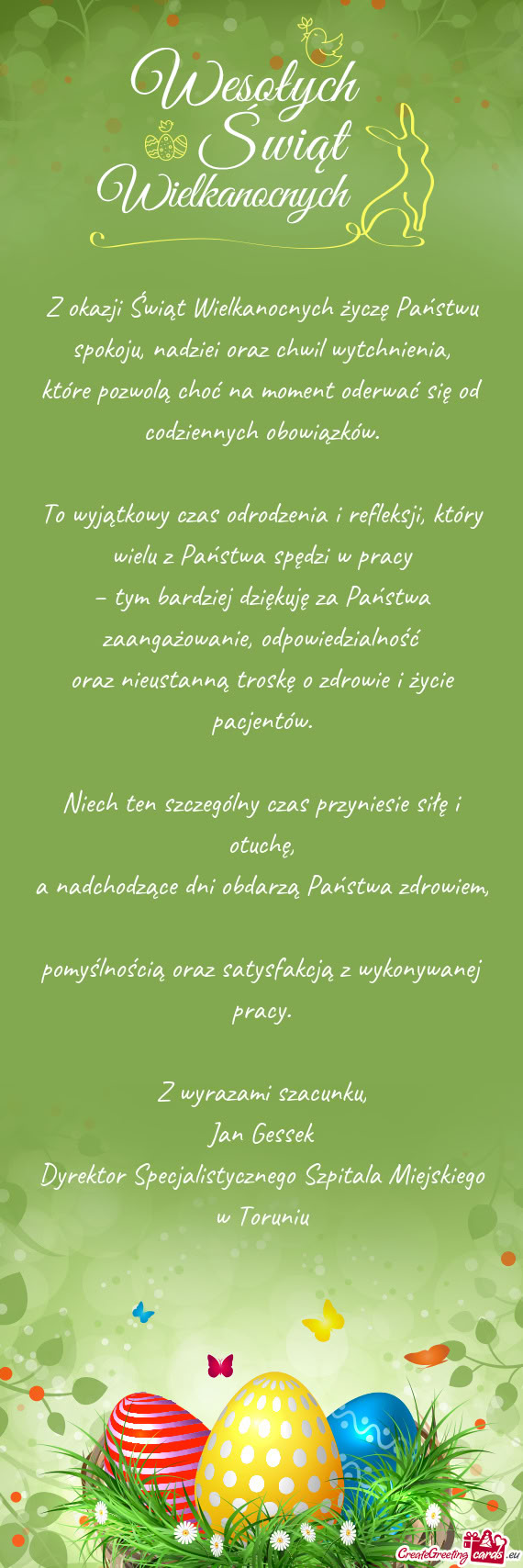 Spokoju, nadziei oraz chwil wytchnienia