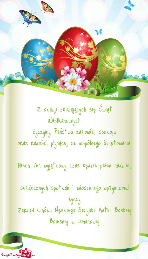 Spokoju oraz radości płynącej ze wspólnego świętowania