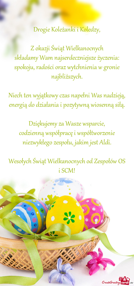 Spokoju, radości oraz wytchnienia w gronie najbliższych