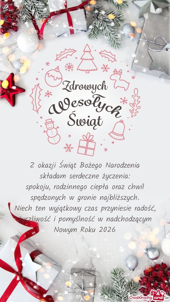 Spokoju, rodzinnego ciepła oraz chwil