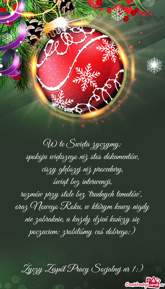 Spokoju większego niż stos dokumentów