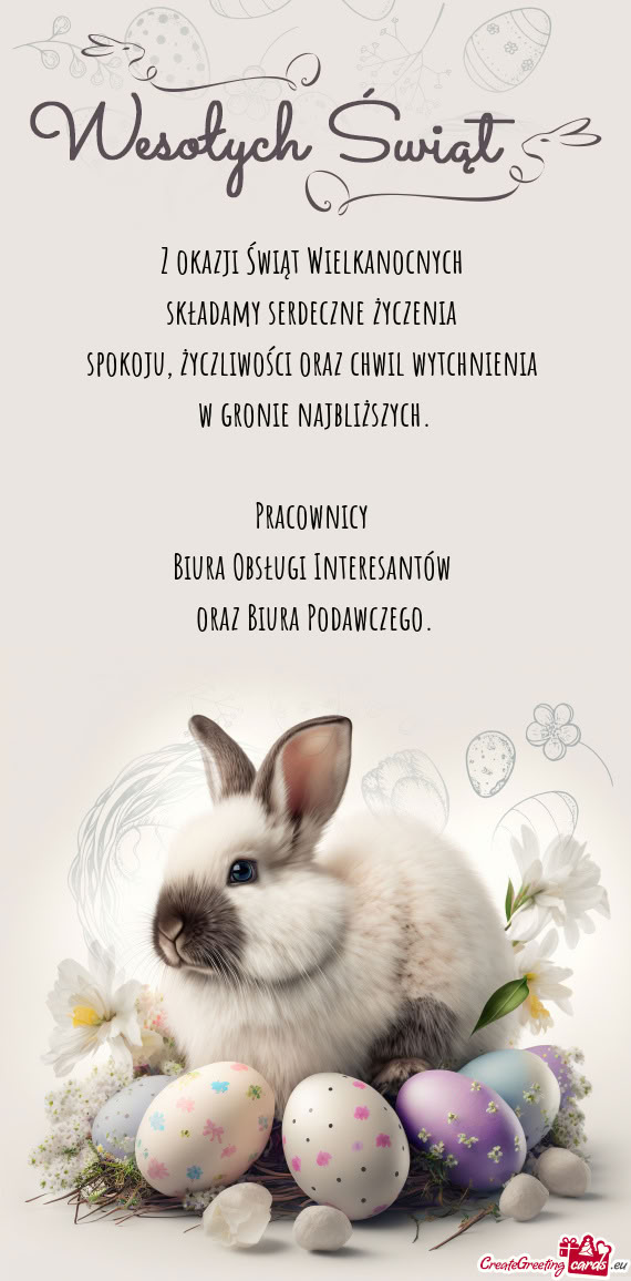 Spokoju, życzliwości oraz chwil wytchnienia