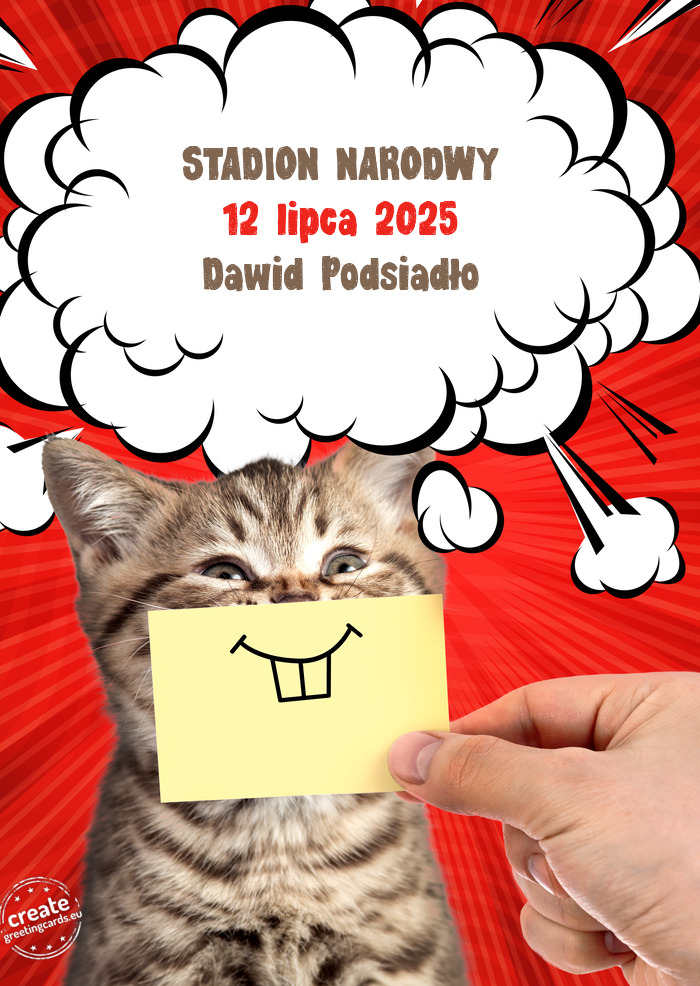 STADION NARODWY 12 lipca 2025 Dawid Podsiadło