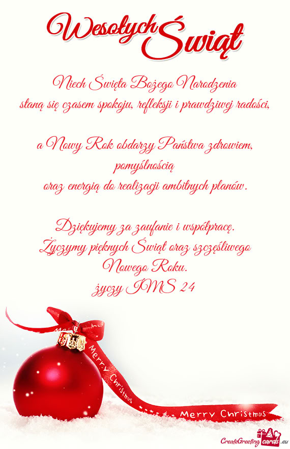 Staną się czasem spokoju, refleksji i prawdziwej radości