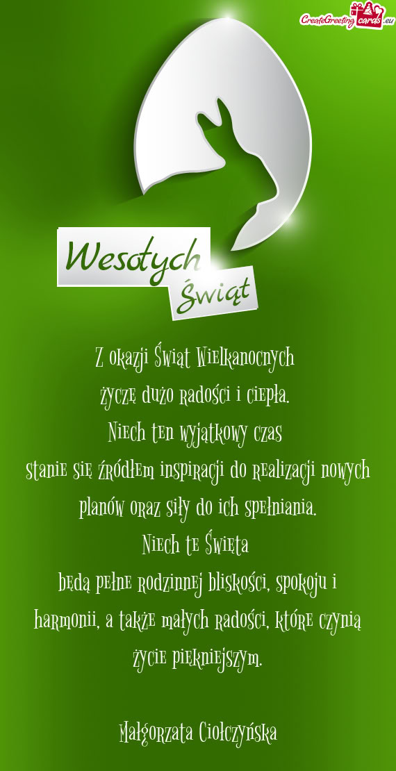 Stanie się źródłem inspiracji do realizacji nowych planów oraz siły do ich spełniania