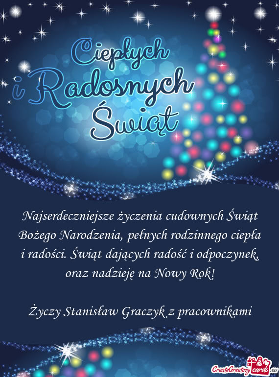 Stanisław Graczyk z pracownikami