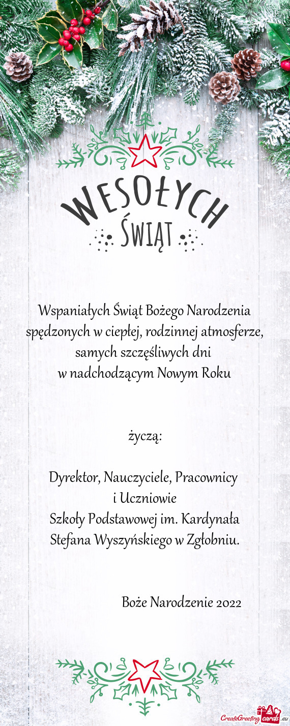 Stefana Wyszyńskiego w Zgłobniu