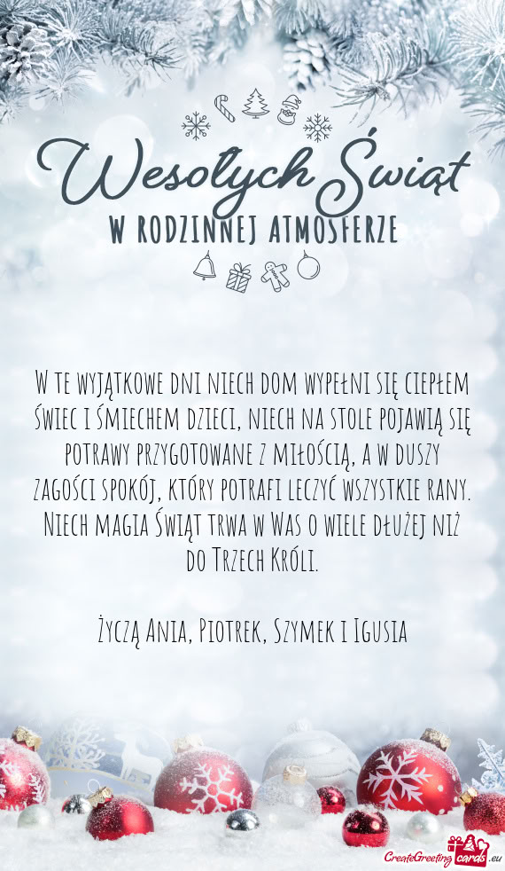 Stkie rany. Niech magia Świąt trwa w Was o wiele dłużej niż do Trzech Króli