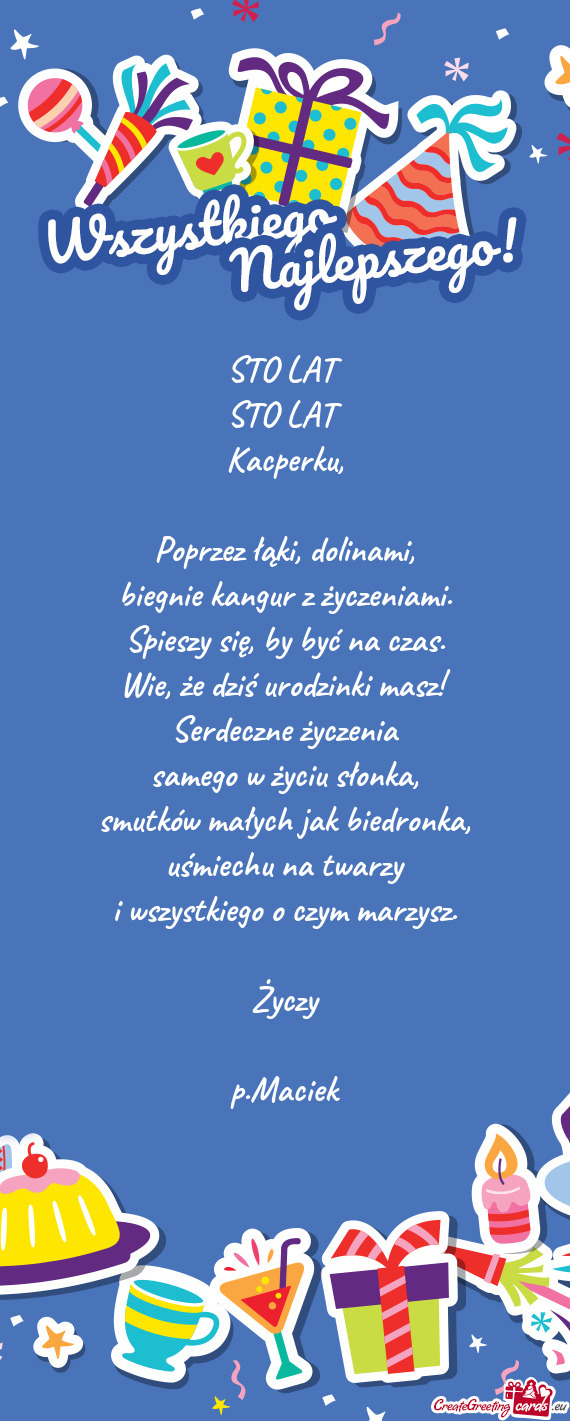 STO LAT STO LAT Kacperku