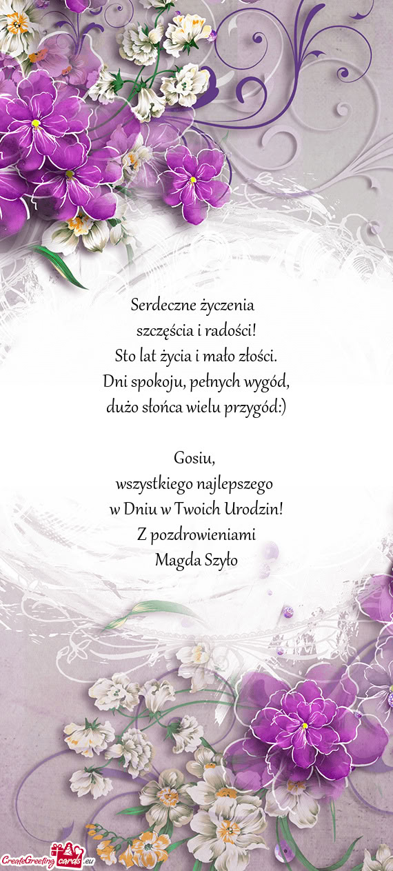 Sto lat życia i mało złości