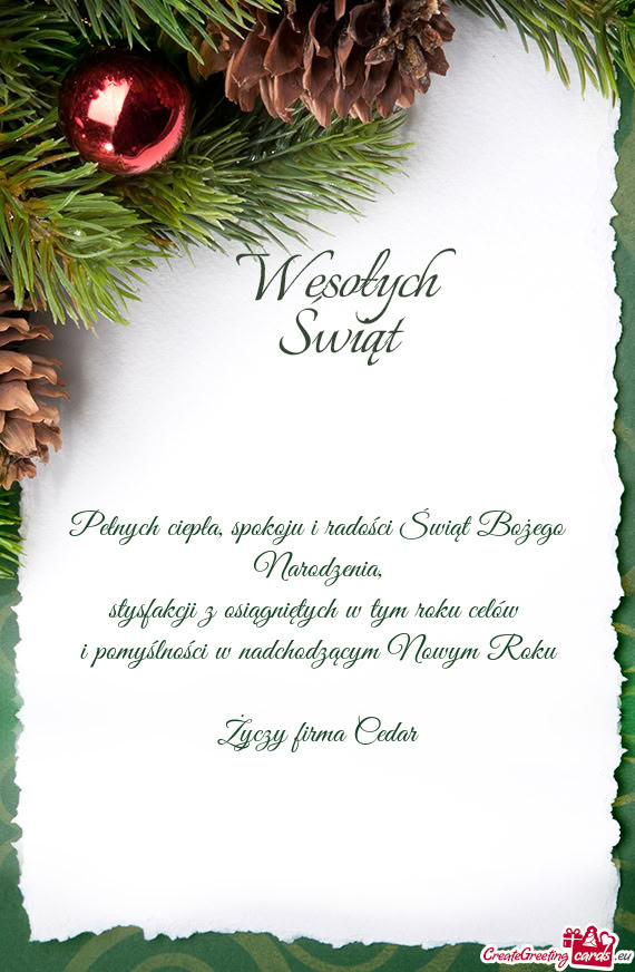 Stysfakcji z osiągniętych w tym roku celów