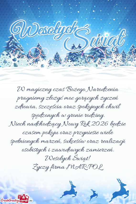 Sukcesów oraz realizacji osobistych i zawodowych zamierzeń