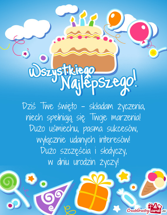 Sukcesów, wyłącznie