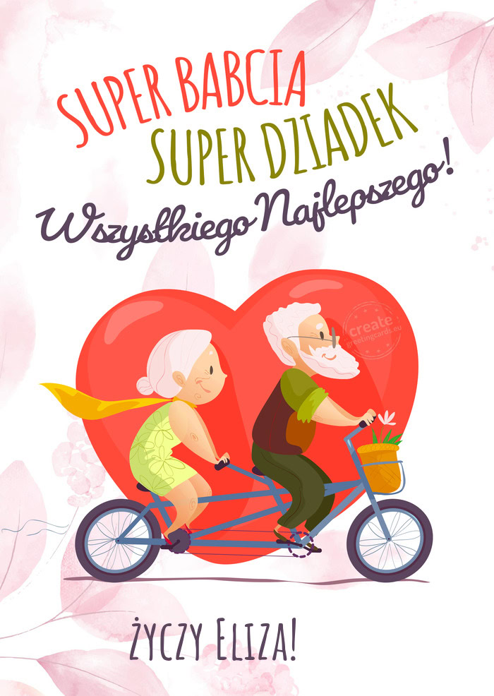 Super Babcia i super dziadek. Eliza! 🤗 😘