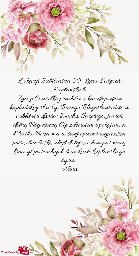 Swej opiece i wyprasza potrzebne łaski, abyś dalej z odwagą i mocą kroczył po trudnych ścież