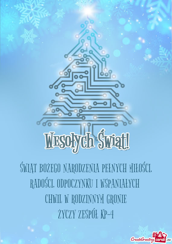 ŚWIĄT BOŻEGO NARODZENIA PEŁNYCH MIŁOŚCI, RADOŚCI, ODPOCZYNKU I WSPANIAŁYCH