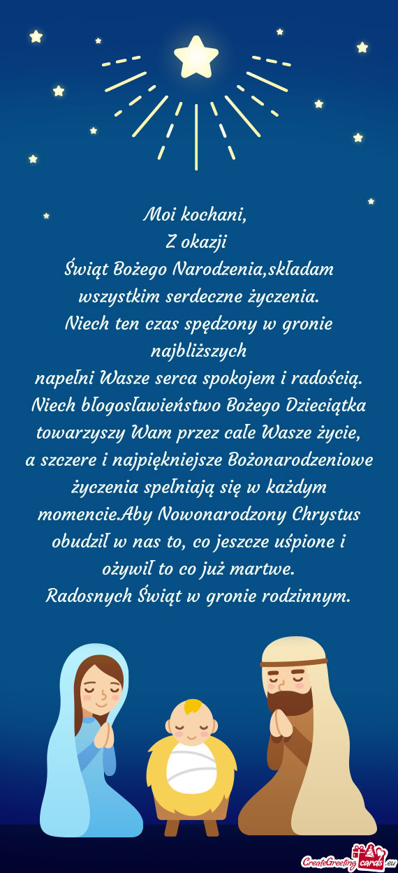 Świąt Bożego Narodzenia,składam wszystkim serdeczne życzenia