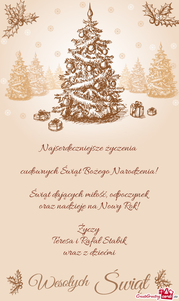 Świąt dających miłość, odpoczynek