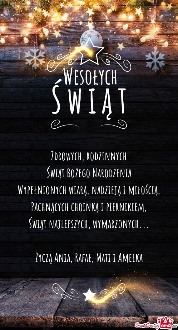 Świąt najlepszych, wymarzonych